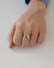 Mavi Taşlı Altın Yıldız Yüzük