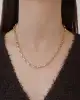 Oval Ataç Zincir Kolye