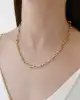 Taş Detaylı Ataç Zincir Kolye