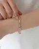 Taş Detaylı Ataç Zincir Bileklik