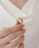 Altın Tasarım Sade Yüzük