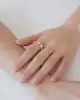 Altın Tasarım Sade Yüzük