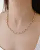 Köşeli Halka Zincir Kolye