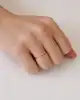 Üç Taşlı Altın Yüzük