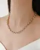 İkili Halka Zincir Kolye