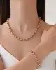 İkili Halka Zincir Kolye