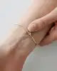 Mini Taşlı Altın Tasarım Bileklik
