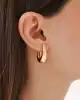 Bold Oval Halka Küpe