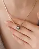 Baget Taşlı Balıksırtı Zincirli Altın Kolye