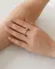 Taş Detaylı Altın Yüzük