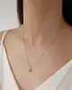 Renkli Taşlı Altın Kolye