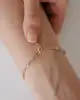 Pul Ataç Zincirli Altın Bileklik