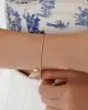 Altın Balıksırtı Zincir Bileklik