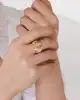 Altın Bold Geo Formlu Yüzük