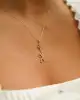 Altın Çocuk Figürlü Kolye