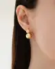 Altın İkili Top Küpe