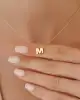 Altın Mini Harf Kolye