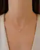 Altın Mini Harf Kolye