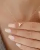 Altın Mini Harf Kolye