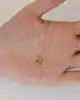 Altın Mini Harf Kolye