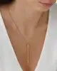 Altın Püskül Uçlu Kolye