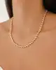 Altın Sıralı Kapsül Kolye