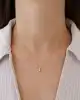 Altın Slim Harf Kolye