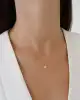 Altın Taşlı Güneş Kolye