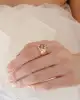 Altın Taşlı Harf Yüzük
