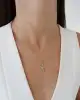 Altın Taşlı Kuş Kolye