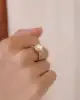 Altın Tek İnci Yüzük