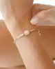 Baget Taşlı Altın Bileklik