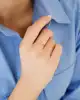 Beşgen Çerçeveli Altın Yüzük