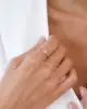Beşgen Çerçeveli Altın Yüzük