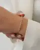 Beyaz Altın Detaylı Dorika Bileklik