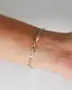 Beyaz Altın Detaylı Erkek Bileklik