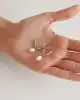 Beyaz Altın İnci Küpe