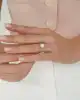 Beyaz Altın İnci Yüzük