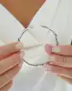Beyaz Altın Kelepçe Bileklik