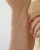 Beyaz Altın Mini Dorika Toplu Kelepçe Bileklik