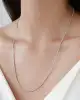 Beyaz Altın Mini Dorika Toplu Zincir