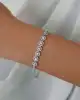Beyaz Altın Taşlı Bileklik