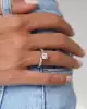 Beyaz Altın Tektaş Yüzük