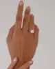 Beyaz Altın Tektaş Yüzük