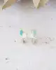 Beyaz Güvercin Altın Küpe