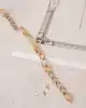Beyaz ve Sarı Altın Zincirli Çocuk Bileklik