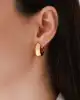 Bold Halka Altın Küpe