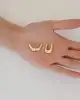 Bold Oval Halka Küpe