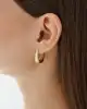 Bold Oval Halka Küpe