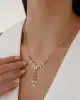 Çiçek Figürlü Altın Kolye